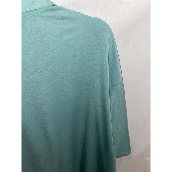 Peter Millar Polo Golf Shirt Men’s Size 2XL Blue Short Sleeve Missing Button - Picture 10 of 12